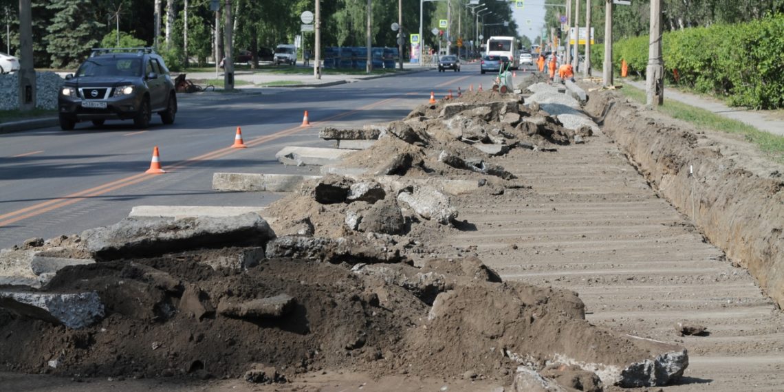 Велодорожки восстановят на главной улице новосибирского Академгородка