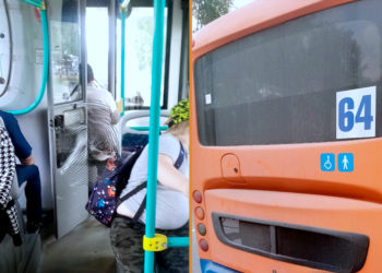 Знакомый водителя автобуса сел за руль и устроил новосибирцам нервный аттракцион