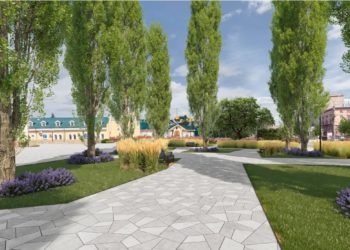 В Новосибирске на благоустройство площади у Нарымского сквера потратят более 100 млн