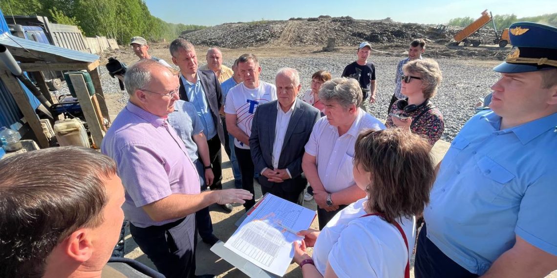 Завершены подготовительные работы: ликвидация свалки в мкр Пашино идет по нацпроекту с опережением графика