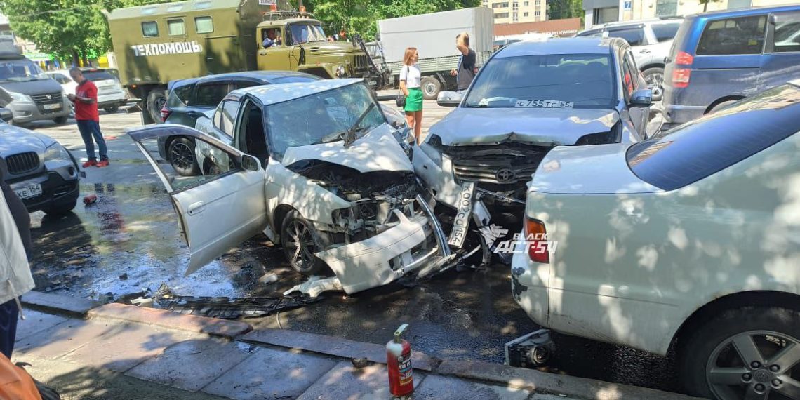 В Хакасии чиновник попал под машину, пытаясь спасти щенка на дороге