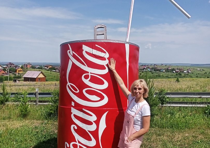Огромную банку Coca-Cola установили в сибирском регионе