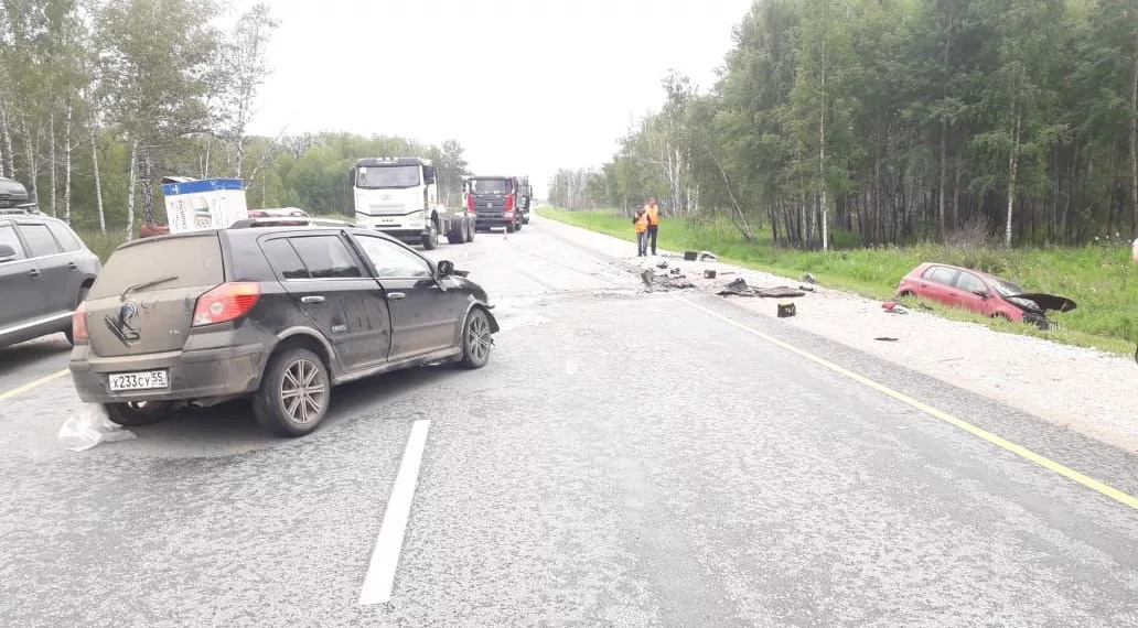 Под Новосибирском 60-летний пенсионер погиб в лобовом столкновении на трассе
