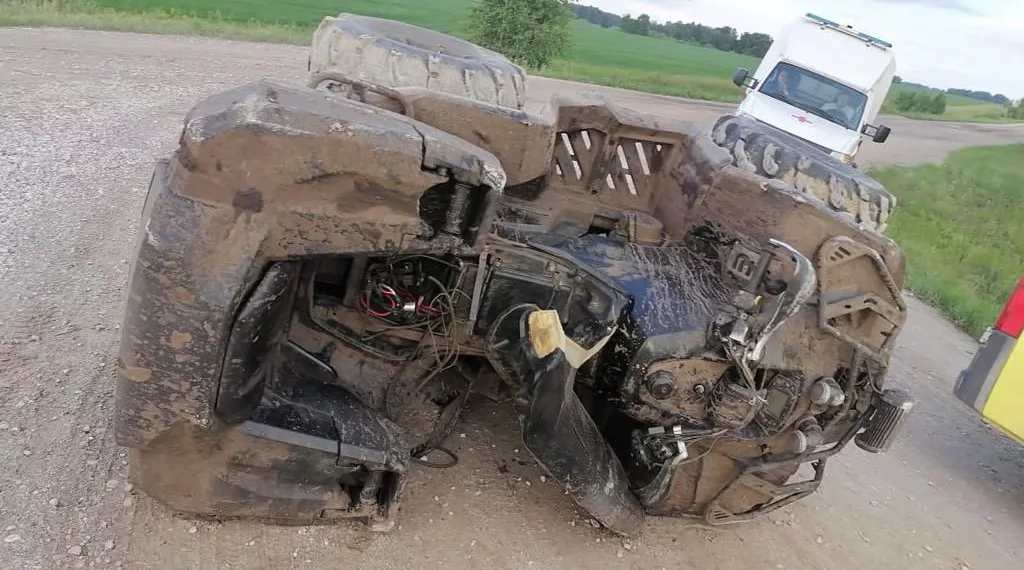 Водитель скончался от переворота на квадроцикле под Новосибирском