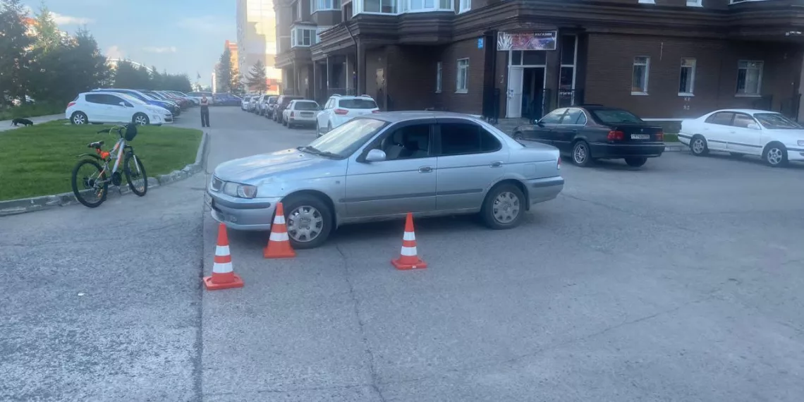Новосибирец на Nissan сшиб малолетнего велосипедиста