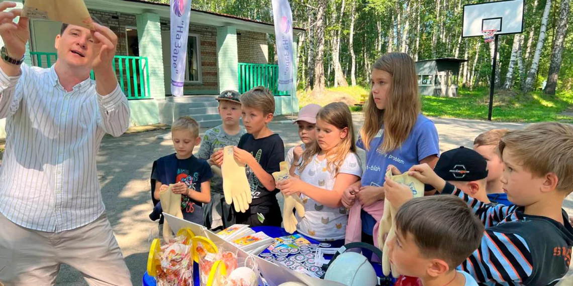 Специалисты АО «РЭС» рассказали о правилах электробезопасности в детском оздоровительном лагере