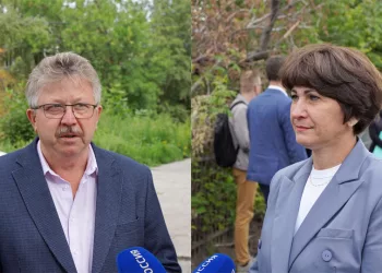 Депутаты Ленинского района проконтролировали ремонт тротуаров по школьным маршрутам