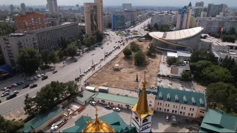 Площадку перед Новосибирским цирком после реконструкции предложили оставить пешеходной зоной