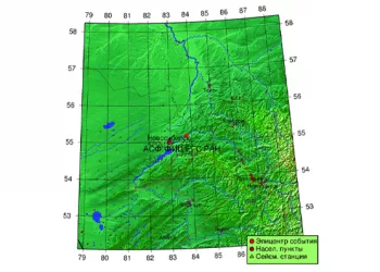 Интенсивное землетрясение посетило Новосибирскую область