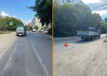 Грузовик насмерть снес пенсионерку на пешеходном переходе в Новосибирске