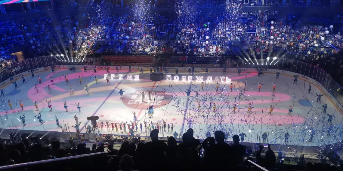 Стартовала церемония открытия ЛДС «Сибирь-арена»