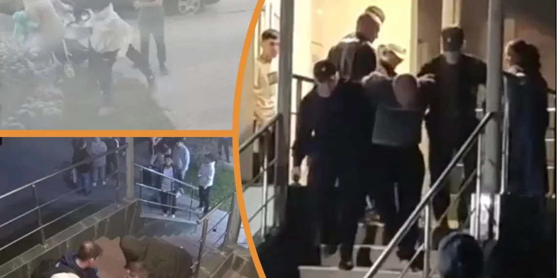 Сибиряк ударил женщину с ребенком на руках в Ленинском районе