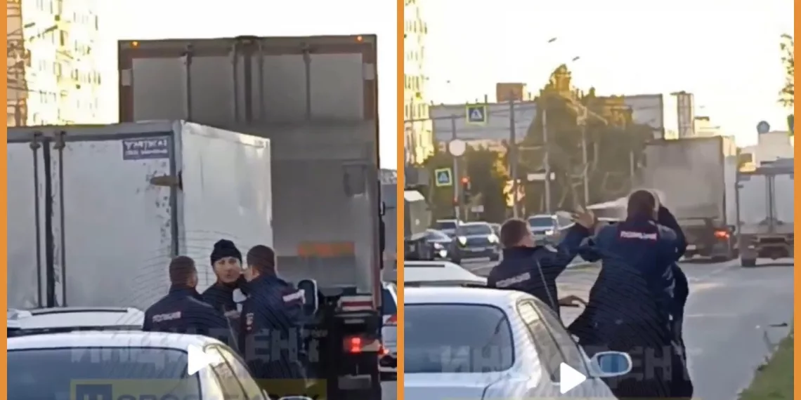 Полицейские залили перцовым баллончиком водителя универсала в Октябрьском районе