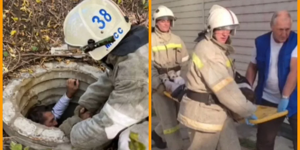 Сибиряк всю ночь просидел в колодце с травмой позвоночника в Новосибирске