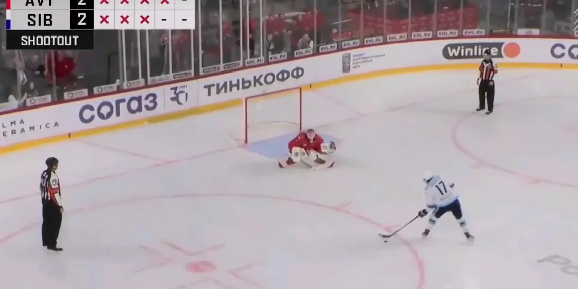 «Сибирь» одержала победу над уральским «Автомобилистом» со счетом 2:3