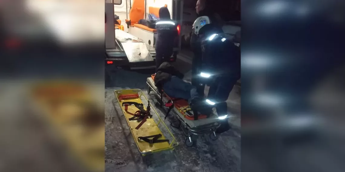 В Новосибирске сибиряк вышел на балкон и упал