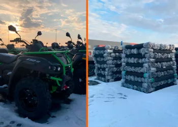 Квадроциклы с прицепом отправились в зону СВО из Новосибирской области