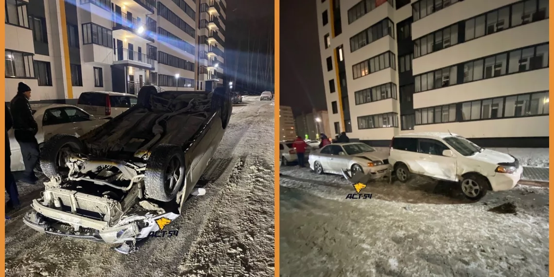 Сибиряк спровоцировал ДТП и скрылся в Кировском районе Новосибирска