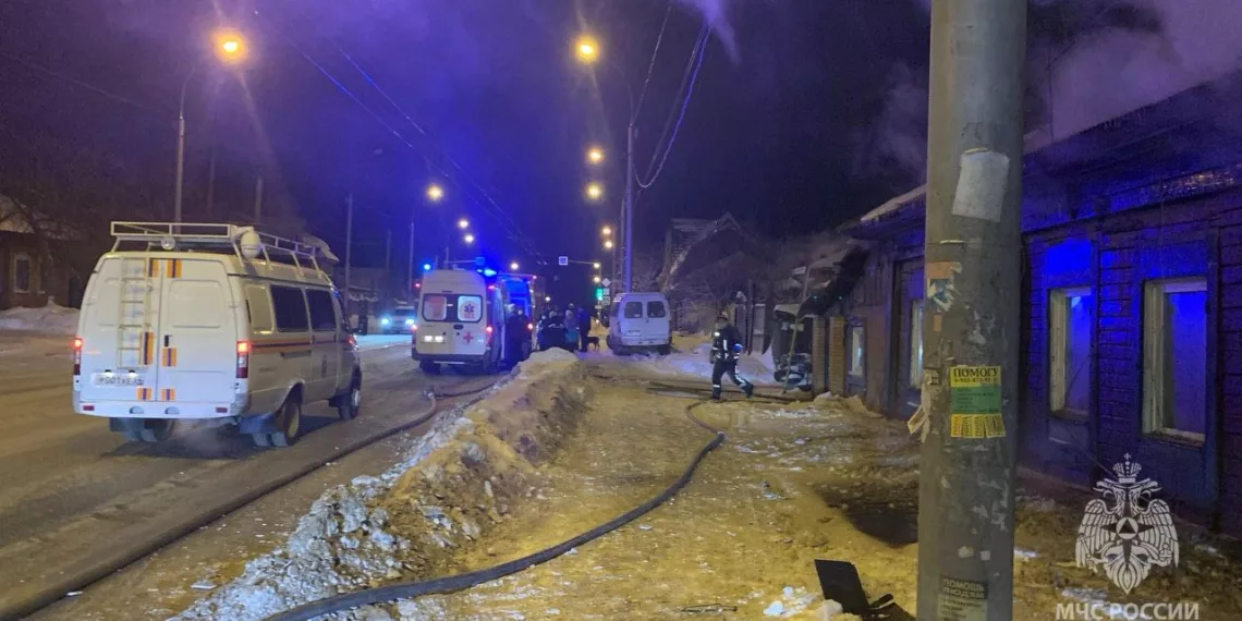 Смертельный пожар произошел в Октябрьском районе Новосибирска