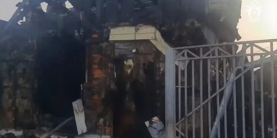Пожилая сибирячка и ее внуки-близнецы погибли из-за загоревшейся гирлянды на елке