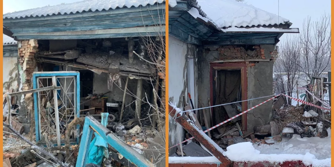 В Новосибирске взорвался газовый баллон в частном доме