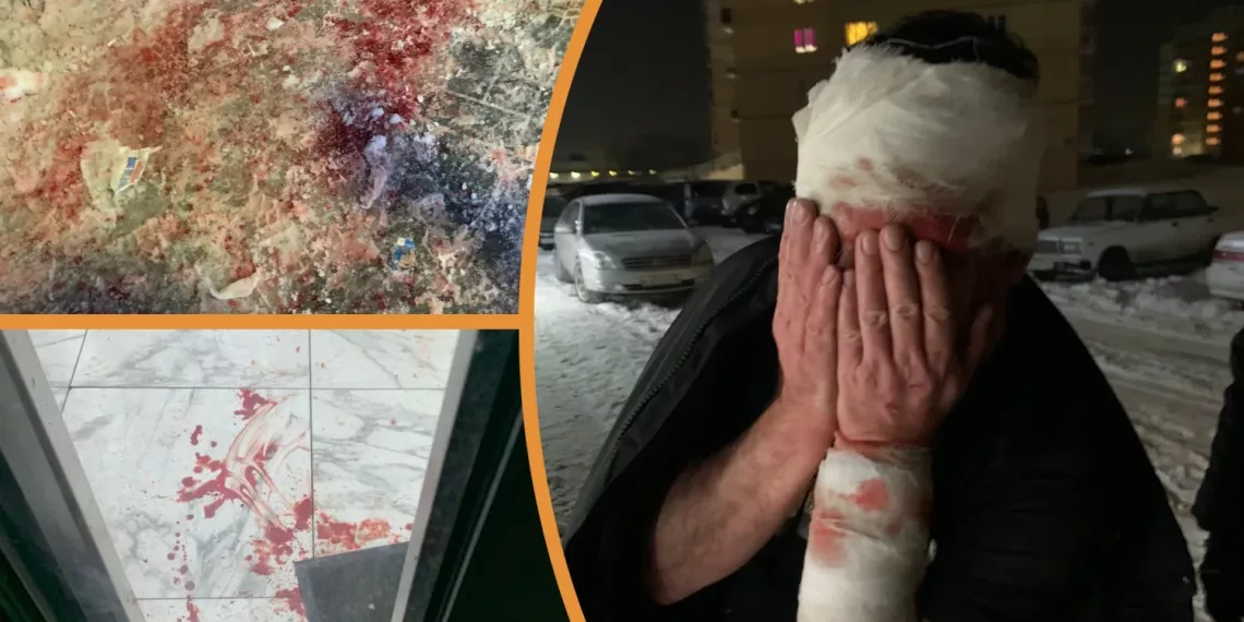 В Новосибирске мужчина с «розочкой» накинулся на своего собутыльника в алкомаркете