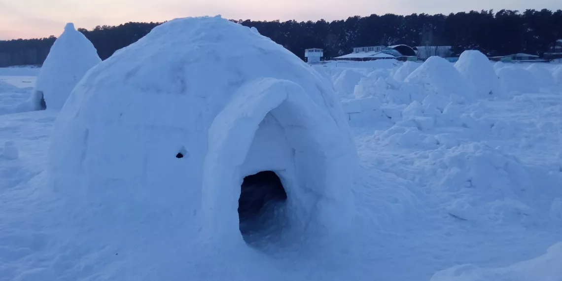 В Новосибирске на пляже «Бумеранг» пройдет фестиваль по строительству снежных хижин