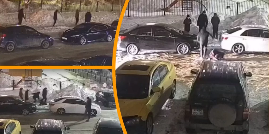 В Новосибирске подростки избили сверстника и бросили под колеса проезжающего автомобиля