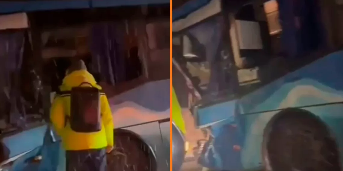 Лихач сбил на встречке два пассажирских автобуса в Сибири