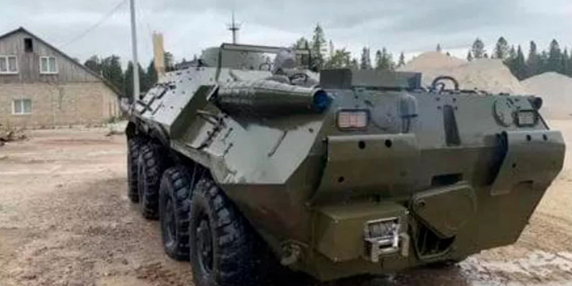 Плавающий БТР выставил на продажу новосибирец