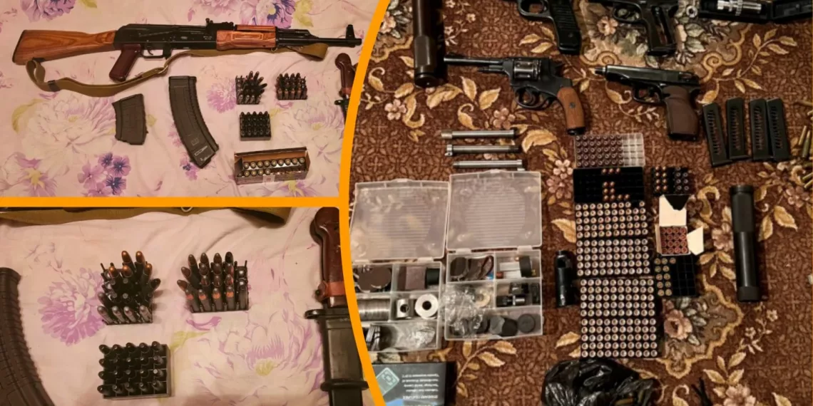 В Новосибирске силовики задержали подозреваемого в незаконном обороте оружия