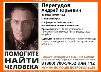 В Новосибирск три недели не могут найти 43-летнего сибиряка