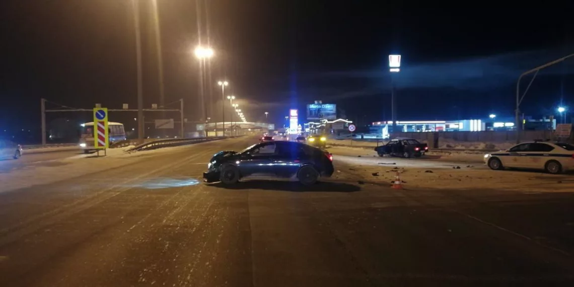 На Советском шоссе погиб водитель Lada после лобового столкновения с иномаркой