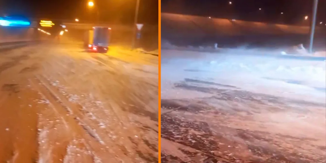 Три дороги перекрыли под Новосибирском из-за шторма