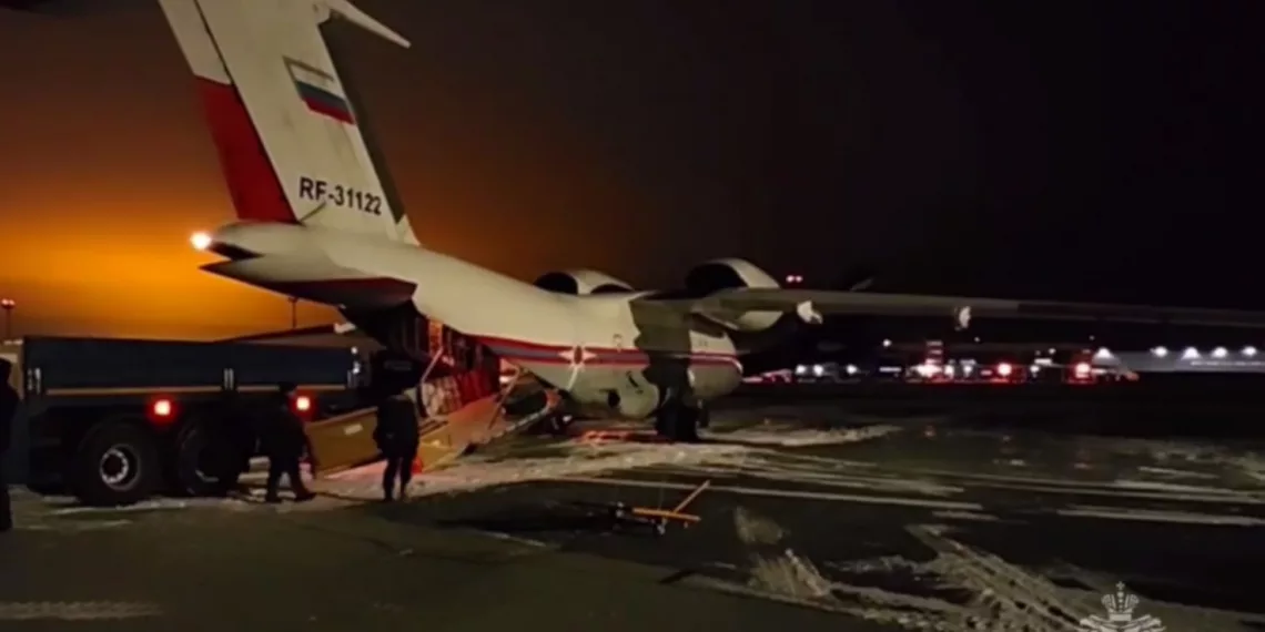 Спецборт МЧС из Новосибирска вылетел в Тыву с тепловыми пушками после взрыва на Шагонарской ТЭЦ