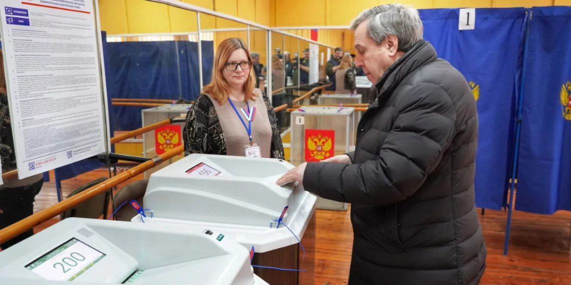 Владимир Городецкий проголосовал на выборах президента Российской Федерации