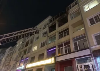 На проспекте Димитрова в Новосибирске сгорела квартира