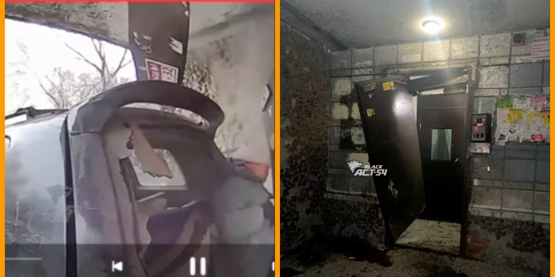 Новосибирец на кроссовере въехал в подъезд и сбил пенсионерку