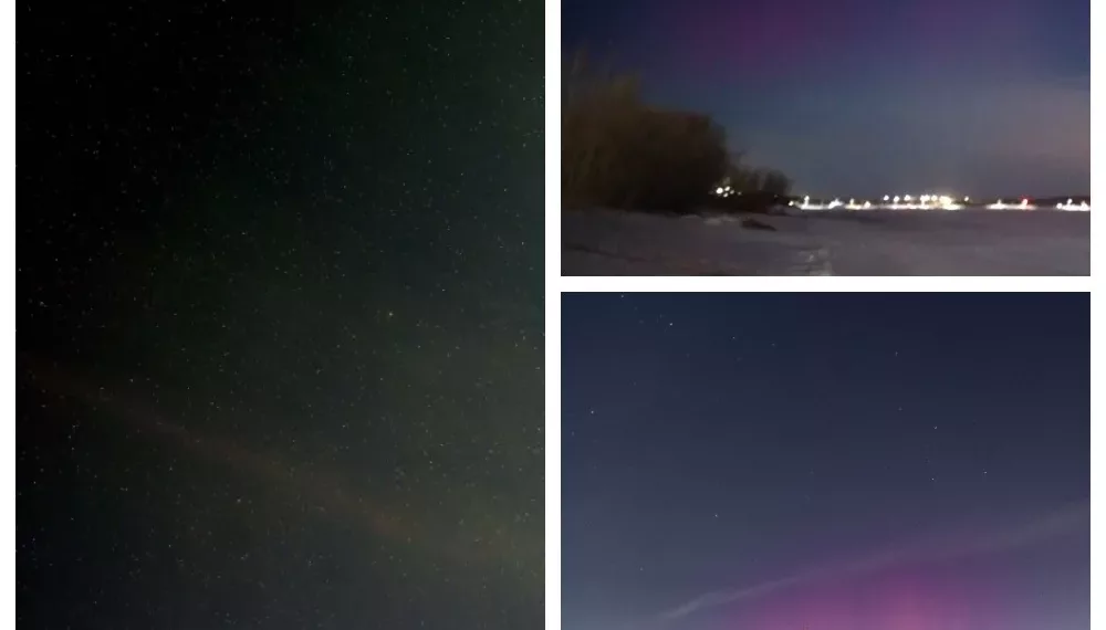 Полярное сияние засняли в небе над Сибирью