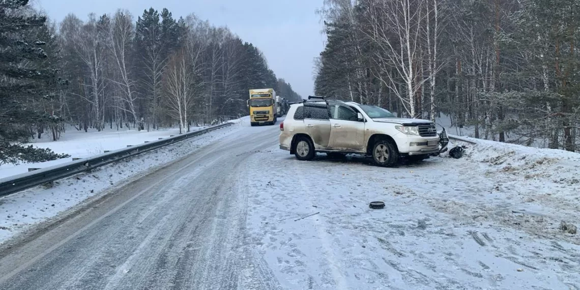Смертельное ДТП с участием грузовика спровоцировало затор на трассе в Болотнинском районе