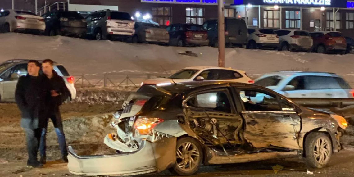 В Новосибирске на Ипподромской произошло массовое ДТП