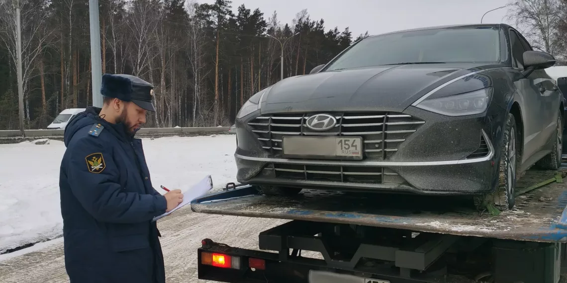 Новосибирец чуть не лишился машины, неудачно спрятав ее возле автосервиса