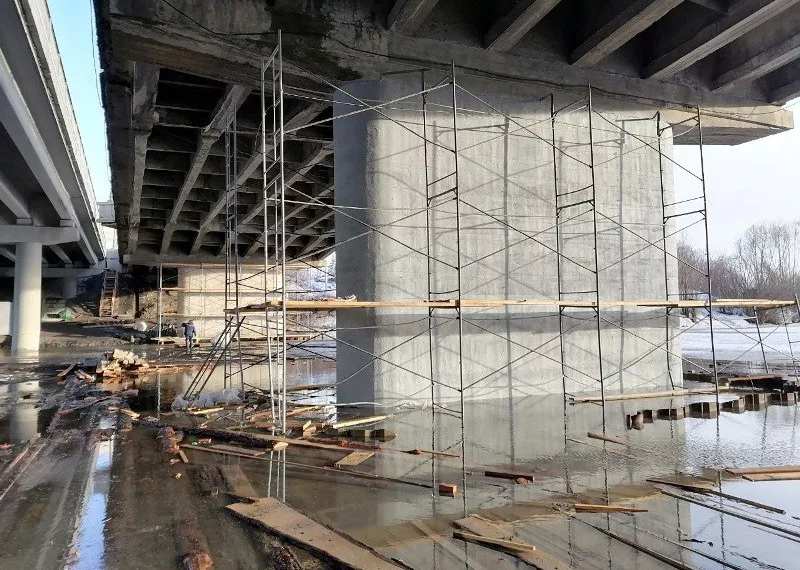 Проезд по правому мосту через реку Иня открыли в Новосибирской области