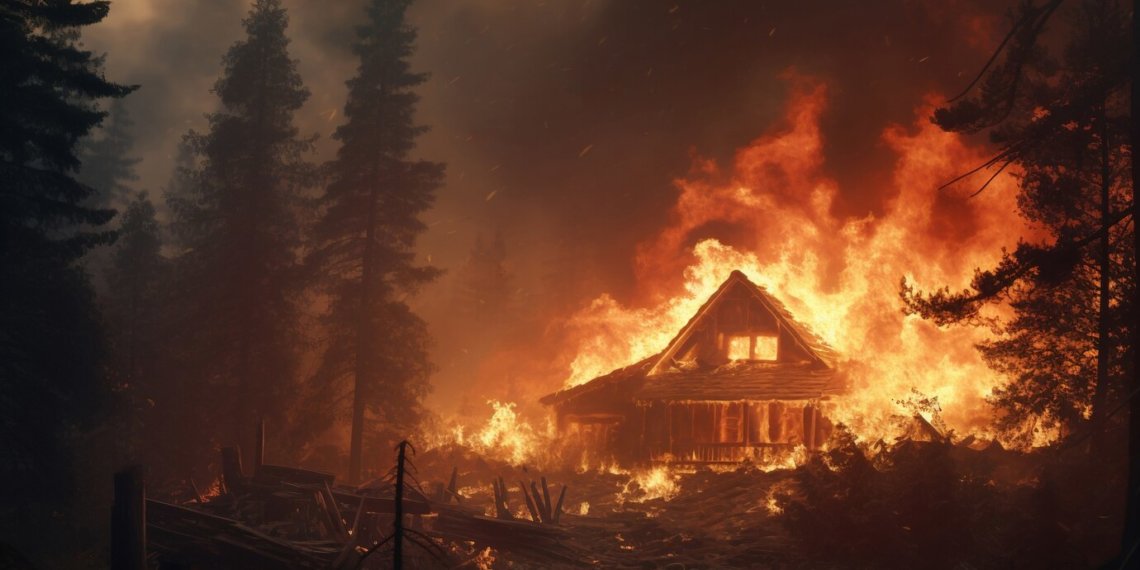 Мужчина получил 90% ожоги во время пожара в Томской области