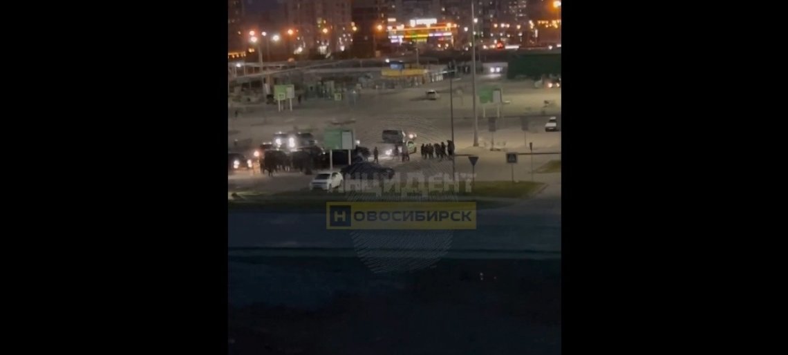 Массовую драку устроили новосибирцы на Родниках