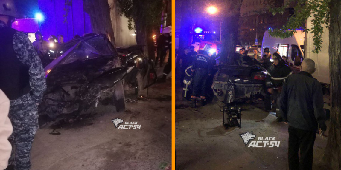 Авто намотало на дерево: 20-летний новосибирец устроил страшное ДТП