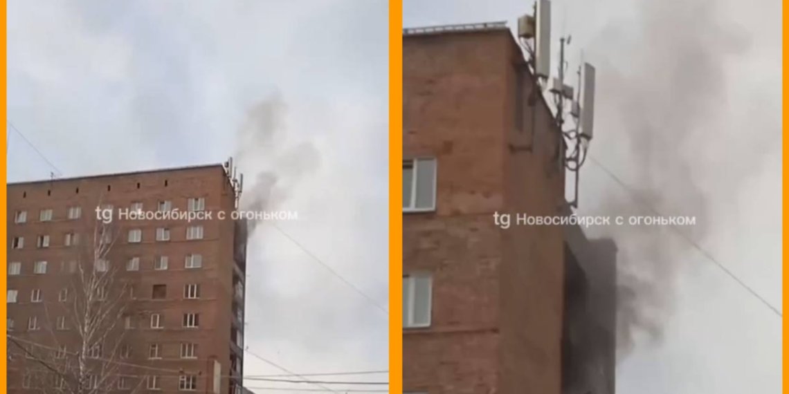 В Новосибирске загорелось общежитие — пожарные спасли от огня шесть человек