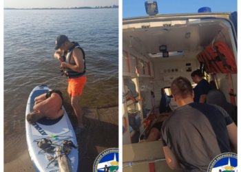 Пьяного мужчину на сдутом сапборде спасли на Обском море