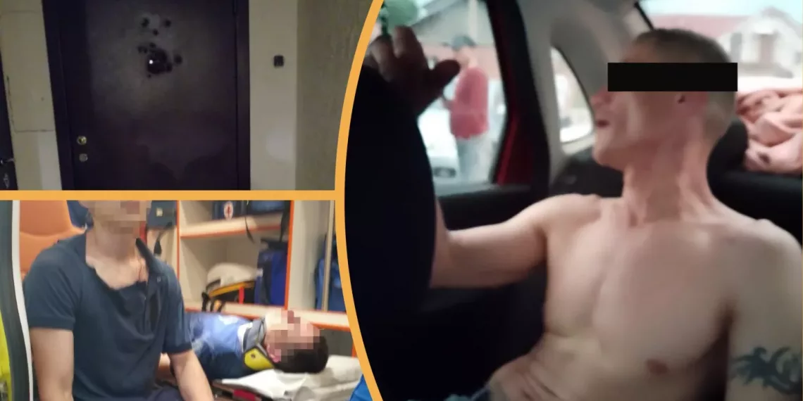 Устроили стрельбу и переехали прохожего: новосибирцы устроили дебош возле жилого дома