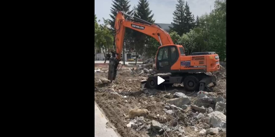 Стало известно, что появится на месте снесенного кафе в Первомайском сквере